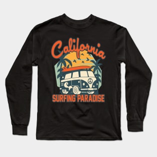 California Surfing Paradise Long Sleeve T-Shirt
